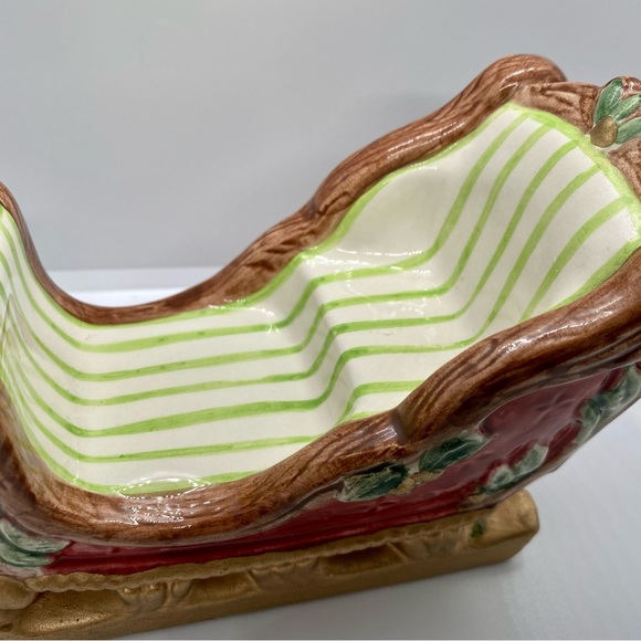 Fitz and Floyd 1995 Christmas Sled - Picture 6 of 6